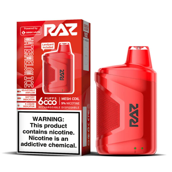 Watermelon Ice Flavor 6000 Vape